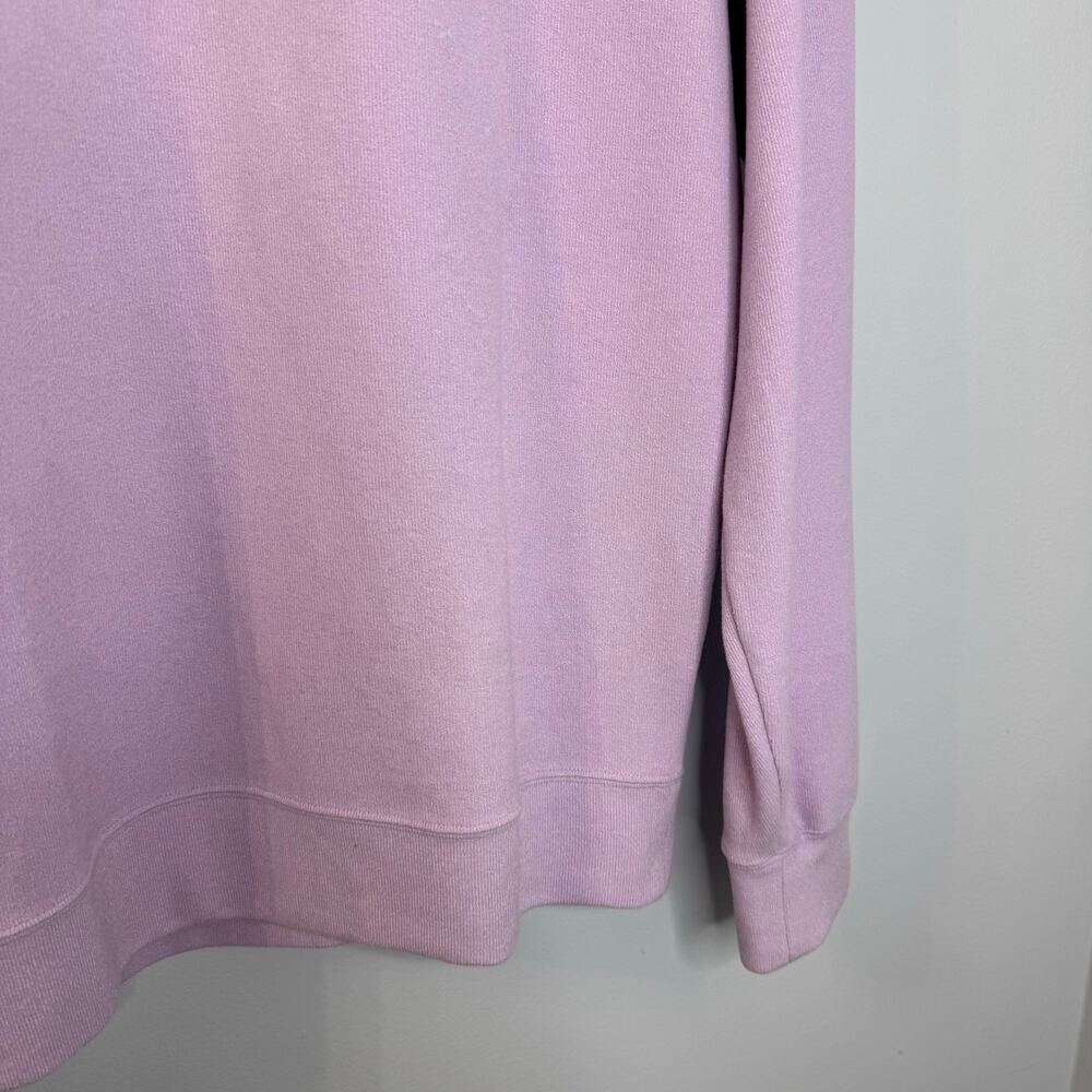 Peter Millar Men's Spur Purple Melange Fleece Quarter Zip Top Preppy Golf Mens M - Picture 4 of 8